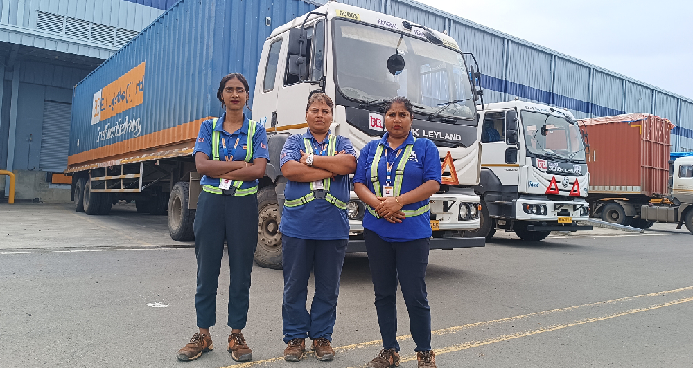 BLR Logsitiks Truck Transport Company In India Welcome Women Truck Drivers